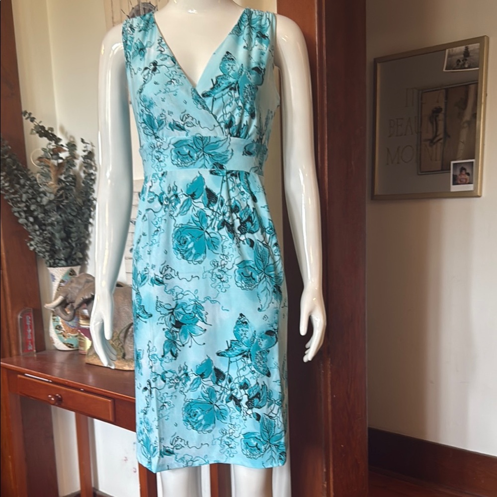 NWT northern reflections size small Floral Blue Dress